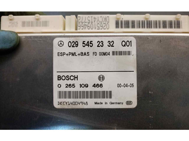 Блок управления редуктора коробки передач (раздатки) 0295452332, 0265109466   Mercedes-Benz E W210