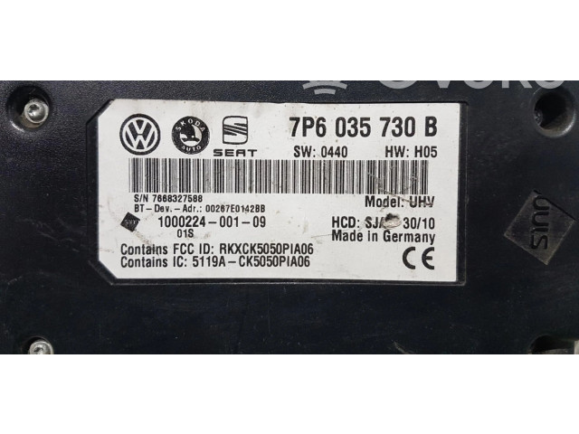 Řídící jednotka 7P6035730   Volkswagen Tiguan 2010
