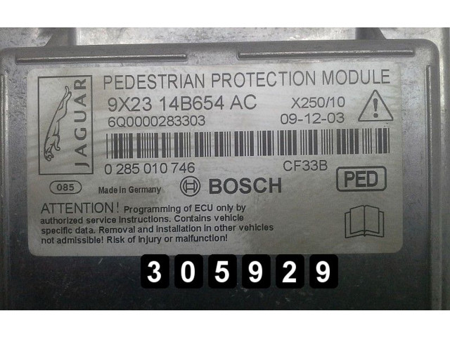 Блок управления двигателя 9X23-14B654-AC Jaguar XF