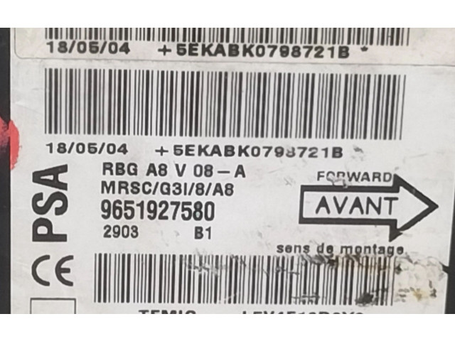Блок подушек безопасности 9651927580   Citroen C3 Pluriel