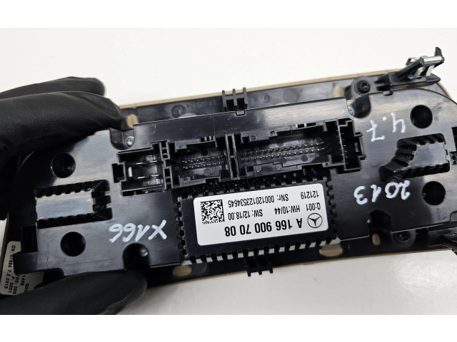 Блок управления климат-контролем A1669007008, 16929428   Mercedes-Benz GL X166