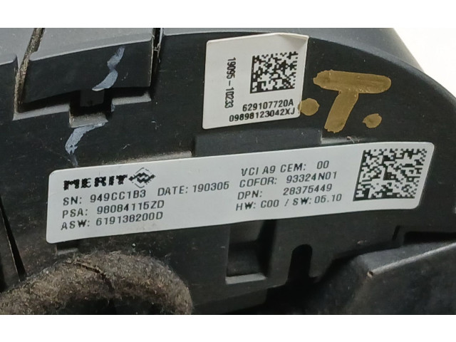 Руль Peugeot 2008 I 2013 - 2019 года 98084115zd, SINAIRBAG