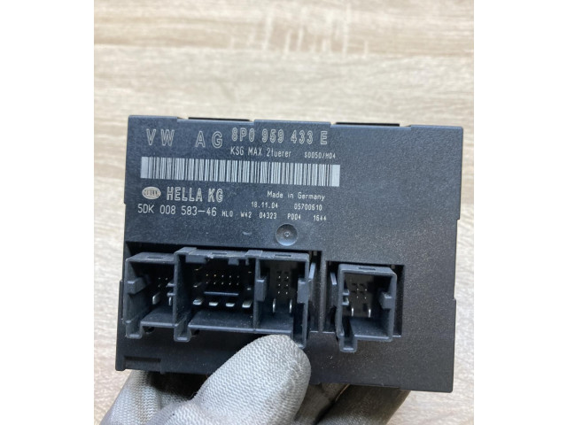 Блок управления дверью 8P0959433E, 5DK008583   Audi A3 S3 8P