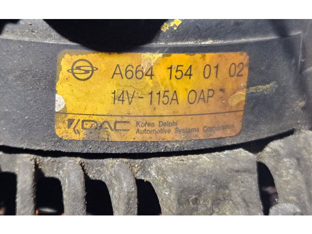 Генератор A6641540102 SsangYong Actyon sports I