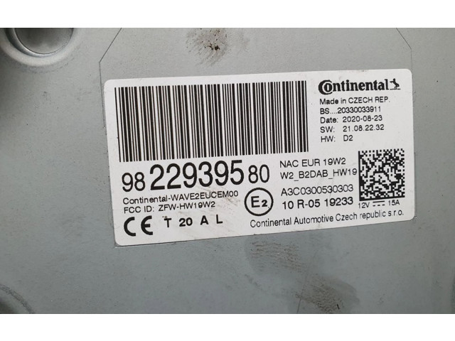 Блок управления 9822939580, A3C0300530303 Citroen C3 Aircross