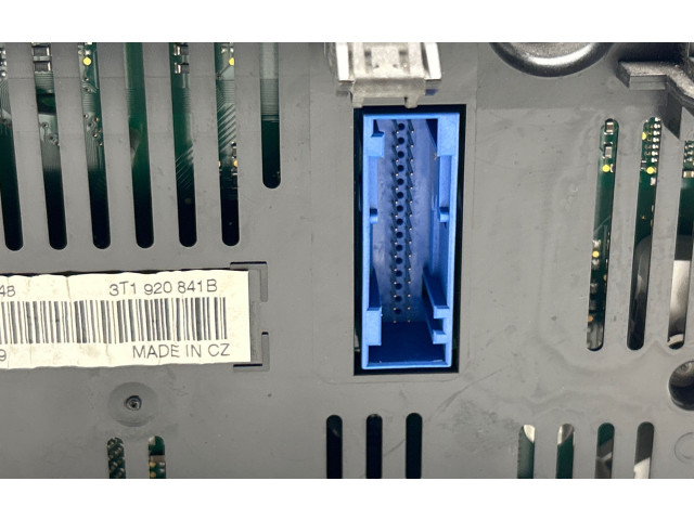 Панель приборов 3T1920841B, V0008000   Skoda Superb B6 (3T)       