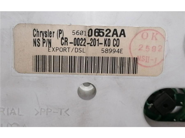 Панель приборов 56010652AA, 0090059 Jeep Grand Cherokee (WJ)