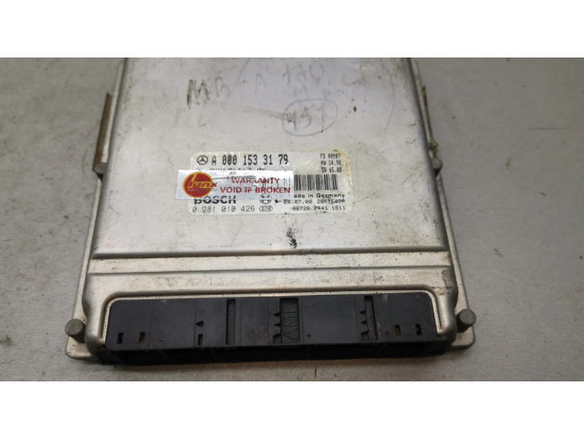 Řídící jednotka 0281010426, A0001533179 Mercedes-Benz A W168 2001