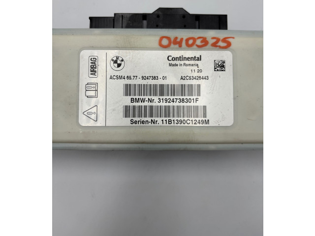 Блок подушек безопасности 9247383, A2C53426443 BMW X3 F25