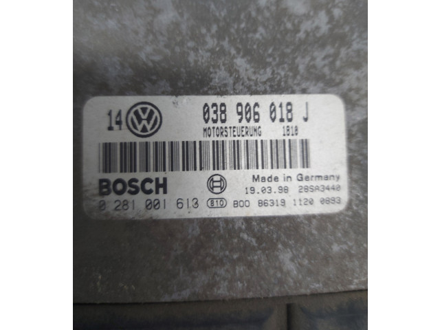 Блок управления двигателя 038906018J Volkswagen Golf IV