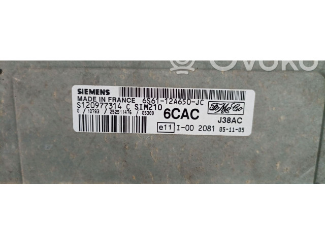 Блок управления двигателя 6S6112A650JC   Ford Fusion