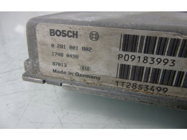 Блок управления двигателя 0281001802 Volvo S70 V70 V70 XC