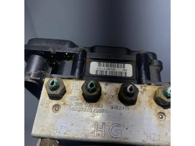 Jednotka ABS 13182319, 0265231583 Opel Combo C 2007