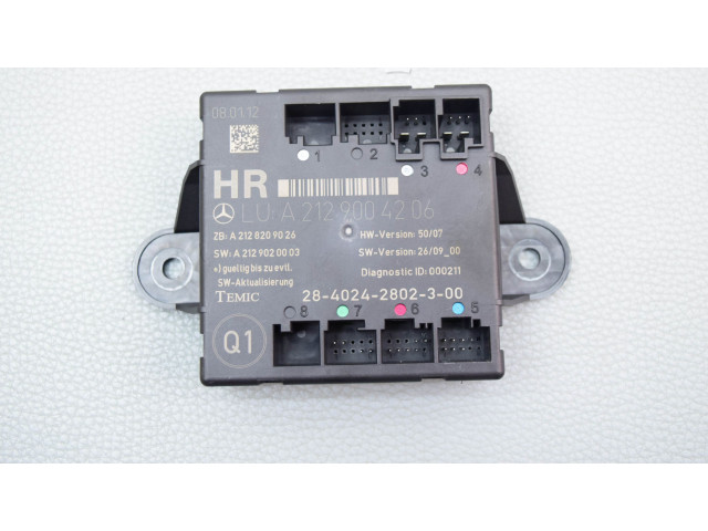 Řídící jednotka A2129004206 Mercedes-Benz C W204 2012