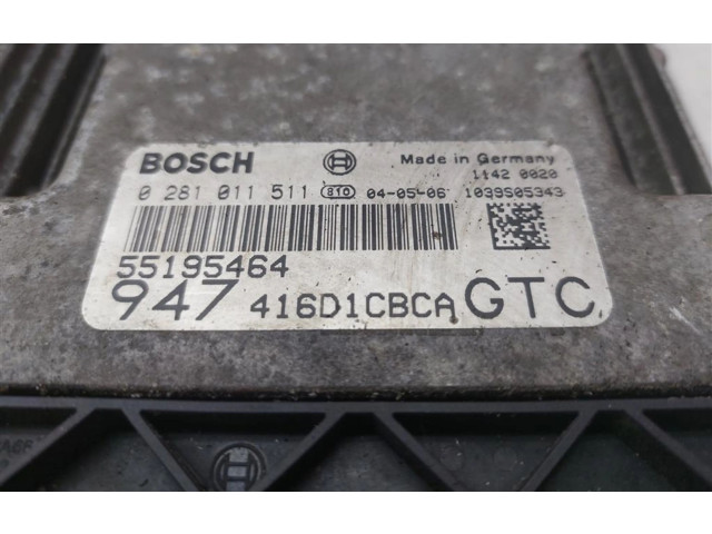 Блок управления двигателя 55195464   Alfa Romeo GT