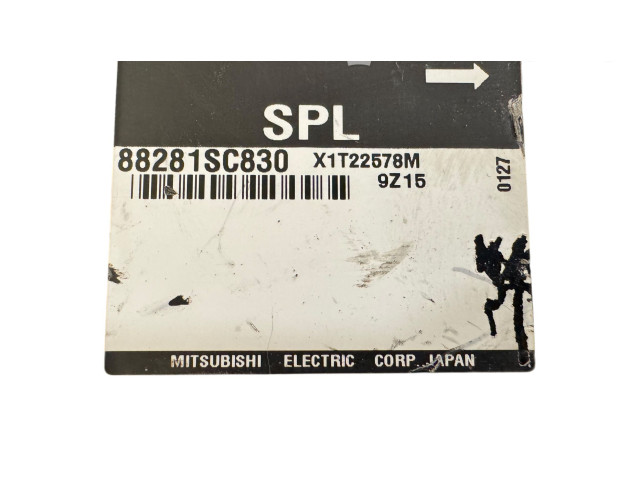 Блок управления 88281SC830, X1T22578M   Subaru Forester SH