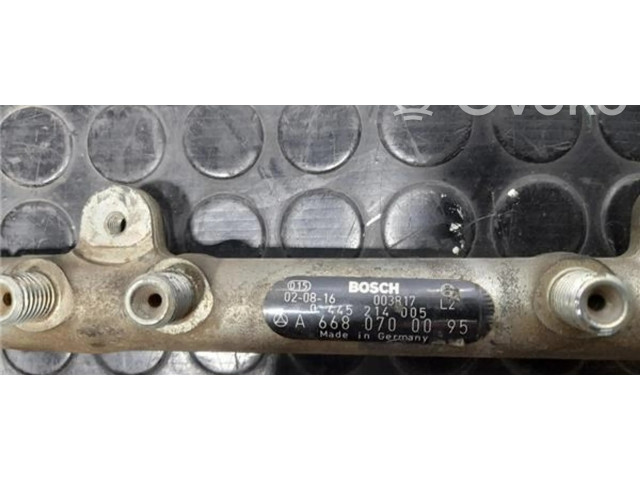Топливная рампа A6680700095, 0445214005   Mercedes-Benz A W168  
