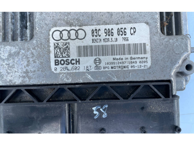 Комплект блоков управления 03C906056CP, 1039S12497 Audi A3 S3 8P