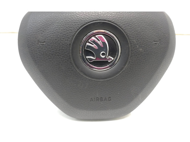 Подушка безопасности водителя 6V0880201A   Skoda Fabia Mk3 (NJ)