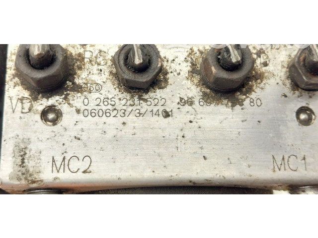 Jednotka ABS 0265231522, 0265800415 Citroen Berlingo 2007