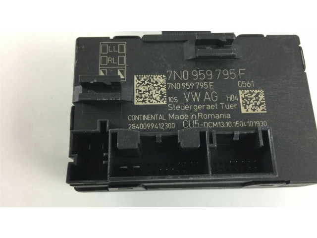 Блок управления 7N0959795F, Z3098   Skoda Yeti (5L)