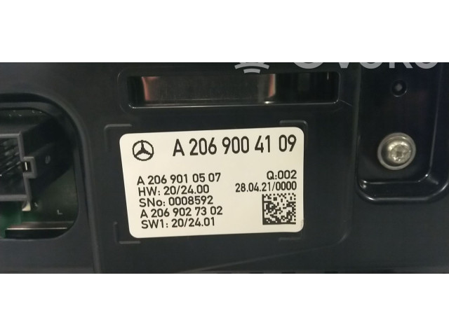 Přístrojová deska Mercedes-Benz C W206 2021 A2069004109, A2069008419