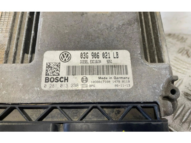 Řídící jednotka 03G906021LB Skoda Octavia Mk2 (1Z)