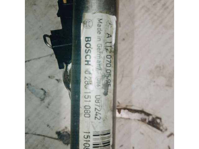 Vstřikovací lišta A1120700595, 0280151080 Mercedes-Benz C W203 pro benzínový motor 3.2