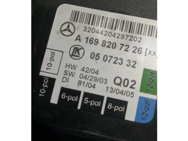 Блок управления A1698207226, A1698207226 Mercedes-Benz A W169