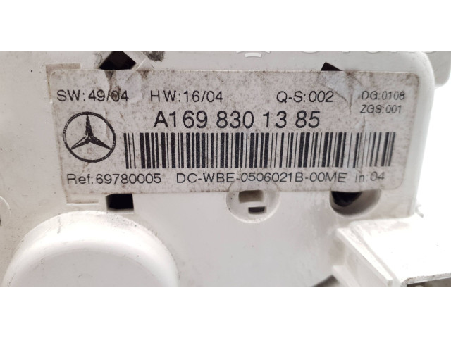 Блок управления климат-контролем A1698301385, 69780005 Mercedes-Benz A W169