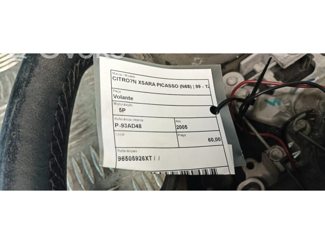 Volant Citroen Xsara Picasso 2005 96505926XT