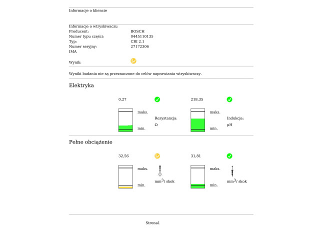 Vstřikovač Peugeot 206 CC