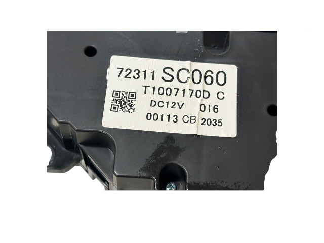 Блок управления климат-контролем 72311SC060, T1007170D   Subaru Forester SH