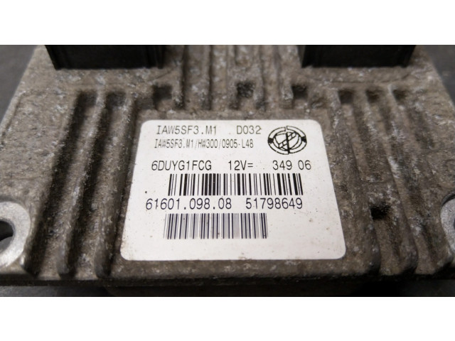 Блок управления двигателя 51798649, 6160109808 Chrysler Voyager