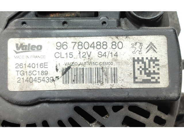 Генератор 9678048880, TG15C189   Peugeot 2008 I      