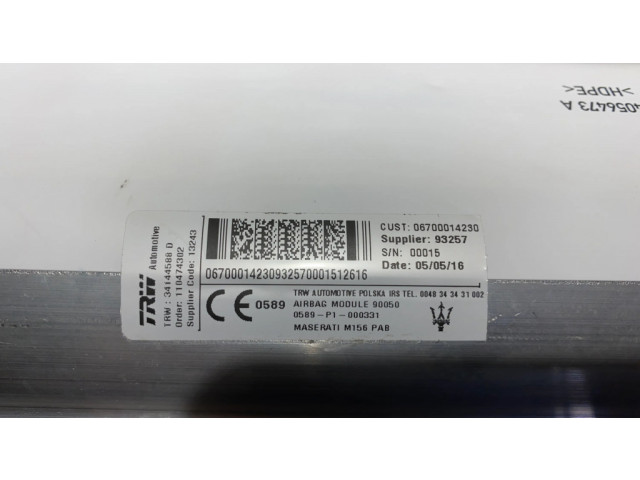 Подушка безопасности пассажира 06700014230 Maserati Ghibli