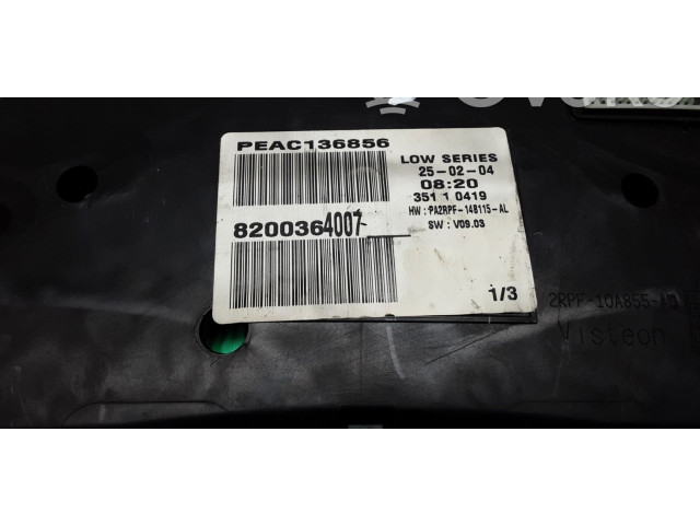 Přístrojová deska  Renault Megane II 2006 8200364007  