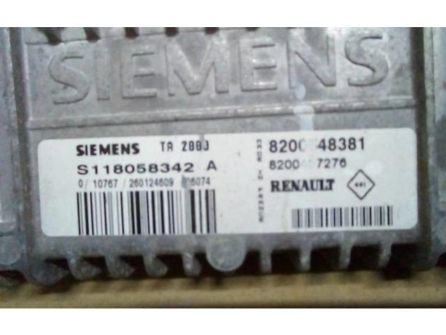 Блок управления коробки передач S118058342 Renault Clio III
