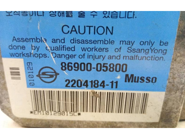 Блок подушек безопасности 8690005800   SsangYong Musso
