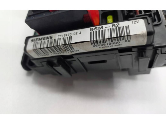 Pojistková skříňka Řídící jednotka BSM 9657608580 Citroen Berlingo 2009