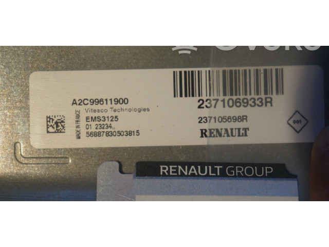 Блок управления двигателя 237106933R, A2C99611900 Dacia Dokker