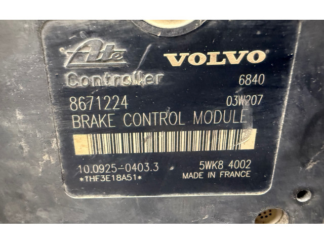 Блок АБС 8671224, P08671225   Volvo  XC90  2003 - 2006 года