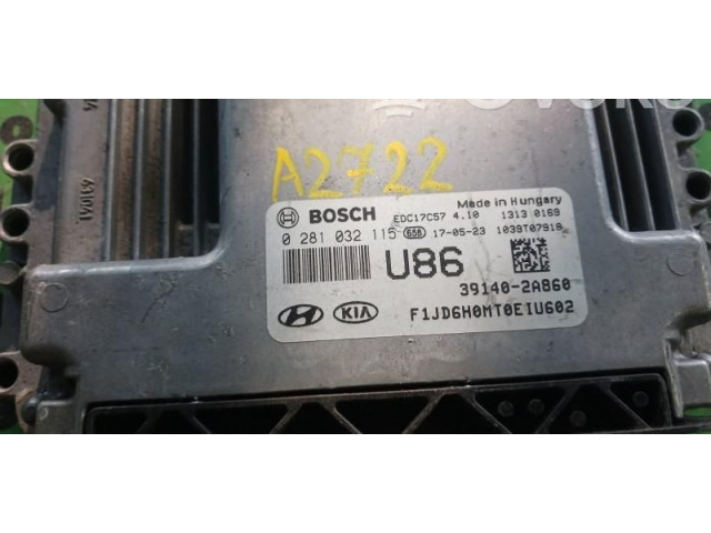 Блок управления двигателем Блок управления 0281032115, 391402A860   KIA Ceed
