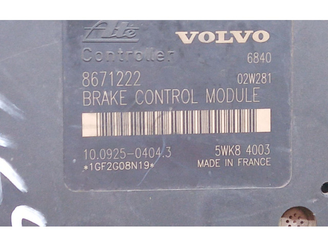 Блок АБС P0867122, P0867122   Volvo  S80  1999 - 2003 года