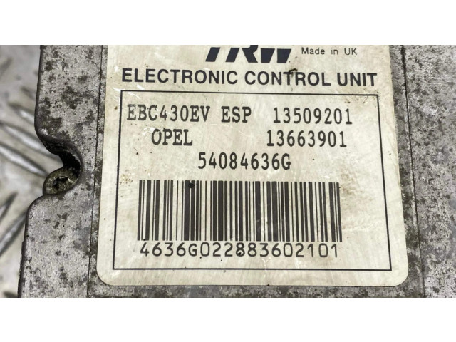 Блок АБС 09191497, 13663901 Opel Vectra C 2002-2005 года