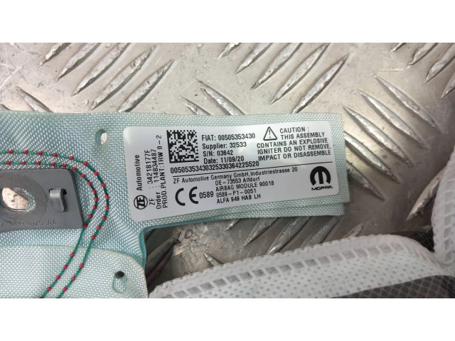 Боковая подушка безопасности 505353430 Alfa Romeo Stelvio