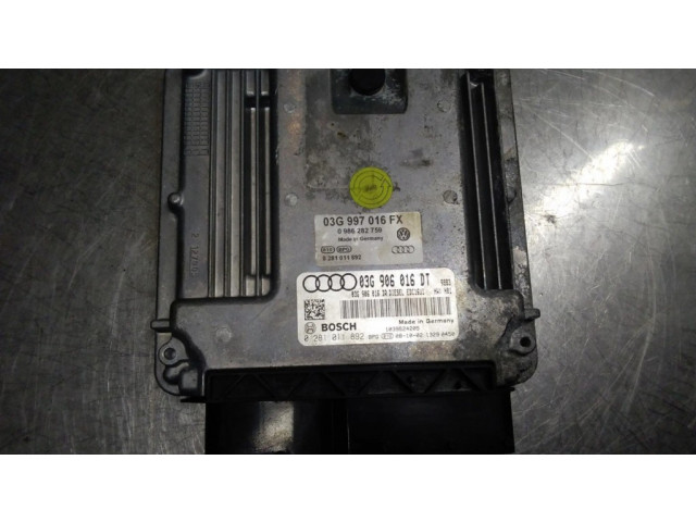 Блок управления двигателя 03G906016DT, 0281011892 Audi A3 S3 8L