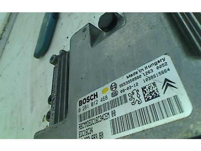 Řídící jednotka 0281012468, 0281012468 Citroen Xsara Picasso 2008