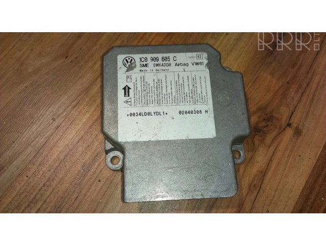Блок подушек безопасности 1C0909605C, 5WK43130   Volkswagen PASSAT B5