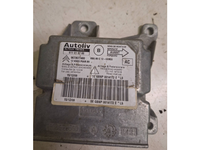 Блок подушек безопасности 611019700, 9673577480 Citroen Berlingo